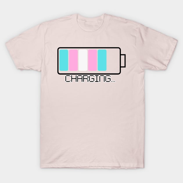 Trans Charging T-Shirt by Ragnariley